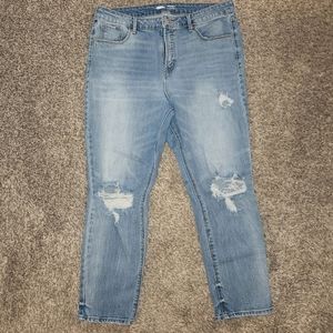 Old Navy High Rise Power Straight Jean, Sz. 16